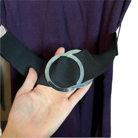 NWT! NY collection purple knit dress. Size medium - Picture 6 of 11